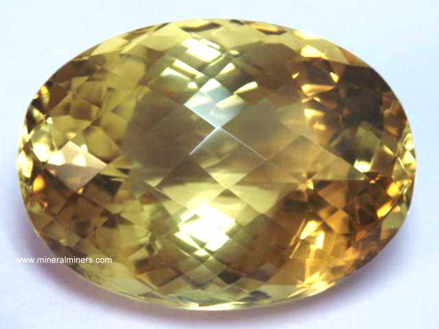 Citrine Gemstone: giant size natural color citrine collector gem